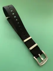 Premium SEATBELT NYLON Watch Strap 18mm BLACK