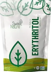 Sweet Nature Erythritol Sugar Free Sweetener - All Natural - Non GMO - Kosher- Keto Friendly 80 oz