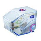 Lock & Lock Clear 12L Plastic Rice Case Container/Storage Food Organiser w/Cup