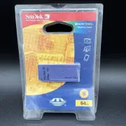 Vintage SANDISK 64MB MEMORY STICK Memory Card SDMS-64-822 NEW