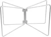Toyvian Folding Cooler Support Stand Lightweight Rack for Camping Hiking and Beach Outings Quick Setup with Carry Bag Durable and Stable Base for Ice Box