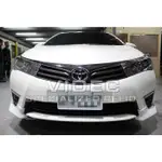 宏業車坊工作室  豐田 14 ALTIS 11代 Z版 雙出 樣式 大包 空力 套件 材質:PP