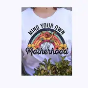 Ready to press Mind your own motherhood HTV and Sublimation prints | Iron on 9"
