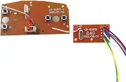 2.4G Four-Way RC Board Four-Channel RC Transmitter and Receiver Remote Control Circuit Board for Kids Education Science Experiments
