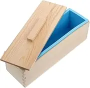 Veemoon Box Natural Wood Soap Mold Box Safe Box Mold for Handmade Soap