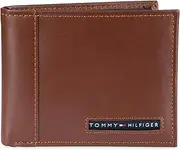 [Tommy Hilfiger] Men's Leather Cambridge Passcase Wallet with Removable Card