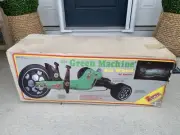 Original NIB Vintage Empire Plastic Green Machine Big Wheel Trike Toy In Box