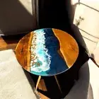 Ocean Epoxy Resin Coffee Table River Modern Console Bar Hallway Furniture Decor