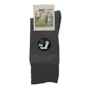 6x Merino Wool Loose Diabetic Top Thermal Socks Medical Wide Comfort Circulation - Grey
