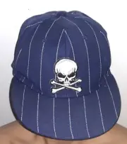 Soul & Rhythm Angels & Demons Vintage Pinstripe Skull & Crossbones Cap