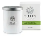 Tilley Scented Soy Candle Coconut & Lime 240g