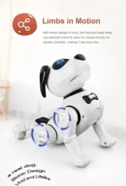 Robot Dog Toy for Kids with Voice, Walking/Dancing/Interactive ~ Remote Control