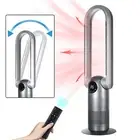 ANGELO Bladeless Oscillation Tilt Fan Cool Hot Air Flow 9 Speeds Remote Control