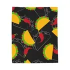 I Love Tacos Throw Velveteen Plush Blanket