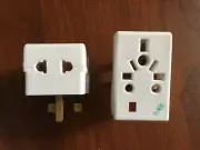 3 PIN ADAPTOR CONVERTER 13 AMP 240V AC MULTI SOCKET Extension Fused Plug