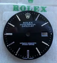 在飛比找Yahoo!奇摩拍賣優惠-勞力士 ROLEX 原裝黑面盤/針組，未翻修，適用3035 