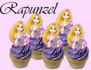 Princess Rapunzel (Tangled) Cupcake Topper (12pcs)