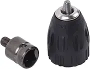 Keyless Self-tighten Drill Chuck Adapter Electric Screwdriver Impact Driver Quick Change Drill Bits Collet Chucks Chuck