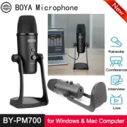 Boya BY-PM700 USB Condenser Microphone Triple-Capsule for Windows Mac Computer