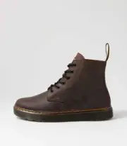 New Dr Marten Thurston Chukka Brown Crazyhorse Leather Lace Up Boots Mens Shoes