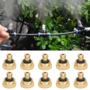 New Low Pressure Atomizing Sprayer Nozzle Brass Water Misting Sprinkle JY