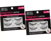 Ardell Professional False Eyelashes Magnetic Double Demi Wispies 2pack Combo
