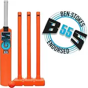 Gunn & Moore Unisex-Youth Diamond Cricket Bat & Stumps Set, 4