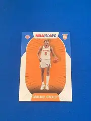 2021-2021 Panini NBA Hoops Basketball Rookie Card of Immanuel Quickley!!