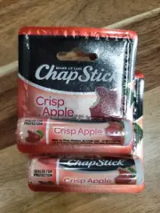 2-PACK CHAPSTICK CRISP APPLE 0.15 OZ. EACH TUBE, BRAND NEW W/ FREE SHIPPING