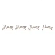 4pc Bread and Butter Alloy Merry Napkin Rings Serviette Holder Buckle Silver