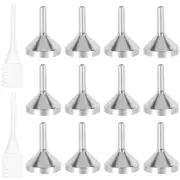 10 Pcs Miniature Perfume Filler and Dropper Funnel Set Small Bottle