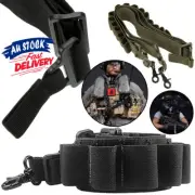 Tactical Gun Sling Strap Adjustable Bandolier Belt Shell Shotgun Bullet Holder