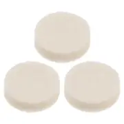 3pcs Wool Felt Polishing Pads 1 inch Buffing Wheel Polish Pad Flocking Back