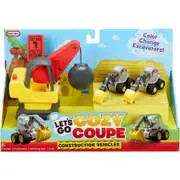 Little Tikes Let?? Go Cozy Coupe - Construction Vehicles 3 Pack