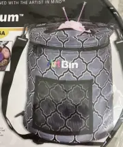 ArtBin Portable Knitting Crochet Storage Bag 6804SA Yarn Drum Gray Poly Canvas