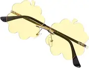 [IWOWHERO] 1 Pair Sunglasses cloud fun glasses funny party glasses rimless eyeglasses rave earrings hawaiian glasses costume glasses prom props rimless glasses party eyeglasses frame beach PC
