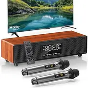 JYX Sound Bar for Smart TV, Soundbar with Bluetooth/ARC/Opt/AUX Connect, Auto Volume Boost, 3 Equalizer Modes, 2 in 1 Detachable Soundbar for TV/PC/Gaming/Projectors
