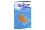 NEXCARE WATERPROOF BANDAGES LARGE FIRST AID WOUND DRESSING BAND AID 10 PACK
