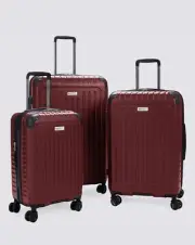 The Original Ben Sherman Luggage Set 3-Piece+Hardside+Lightweight+Wheel