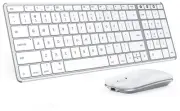 Wireless Bluetooth Keyboard and Mouse for Mac, Multi-Device Rechargeable Keyb...