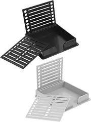 jojofuny 2-Slot Organizer Note Holder for Desk Teacher and Office Nonslip Base Space-Saving Design