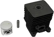 Pexorin 33.5MM Cylinder Piston Ring Pin Clips Assy Kit, for Homelite, S25 ST155 ST175 ST185 Grass 25CC Trimmer Spare Parts Lawn Mower Cylinder Piston
