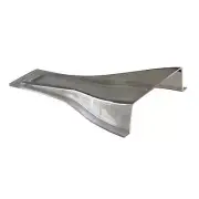 Pitking Products NACA Cooling Rally/Race Car Intake Vent In Small - Clear