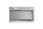 HIGOLD Belle Luxe 2.0 Single Bowl Workstation Kitchen Sink - Dual Step - Nano Coated Stainless Steel Panel - Anti-Scratch - 800mm - PVD Grey