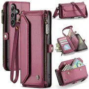 CaseMe Phone Case for Samsung Galaxy S24 Leather Cases