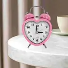 Bell Alarm Kids Alarm Clock Heart Shape Time Clocks Snooze Wake Up Clocks Kids