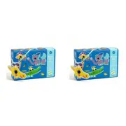 24pc Djeco Duo Animals Jigsaw Puzzle Kids/Children Educational Game 2y+