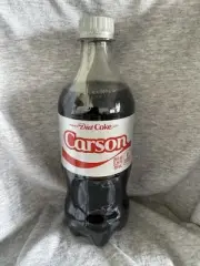 Share a Coke with Carson 2025 Personalized Gift Coca~Cola Bottle 20oz Diet