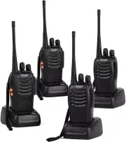 Long Range Walkie Talkies Rechargeable Two Way Radios 16-Channel UHF 2-Way Radio