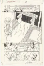Heroes for Hire #2 pg 6 Original Art by Billy Tucci - Civil War